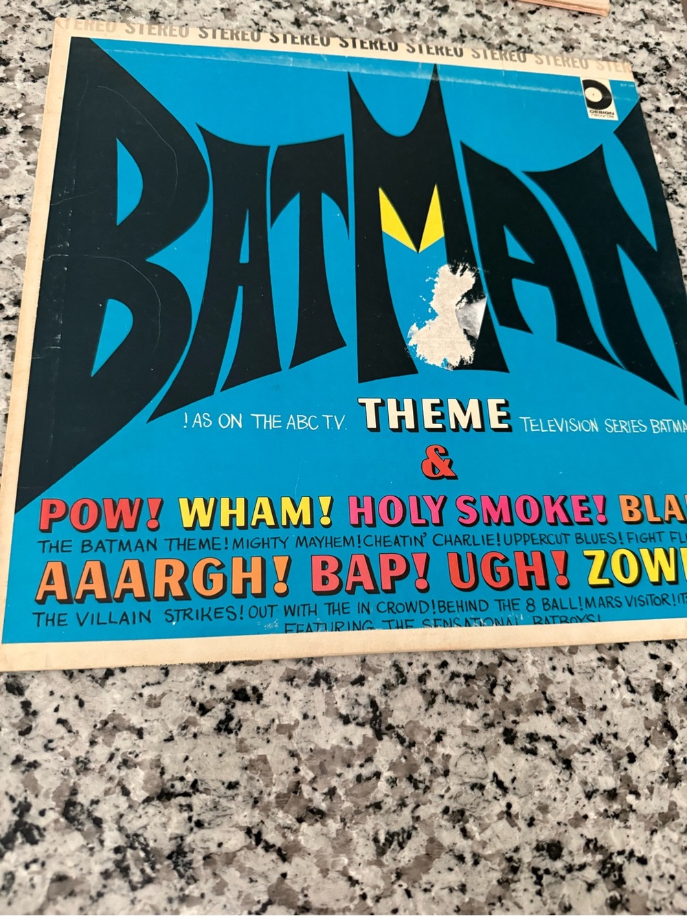 Batman theme vinyl record